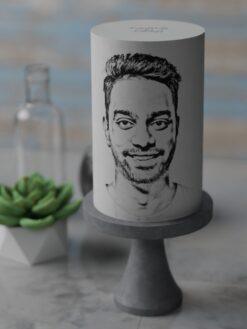 Charcoal - 03 Cake | Photo Cake for Birthdays & Celebrations