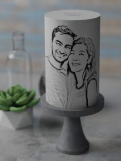 Charcoal - 04 Cake | Photo Cake for Birthdays & Celebrations