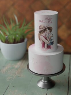 ZA000068K.Mothers Day. Celebration Cakes.2tier0000.front