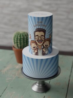 ZA000071B.Fatherhood. Celebration Cakes.2tier0000.front