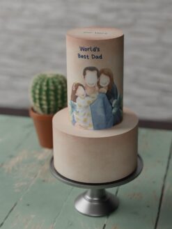 ZA000071D.Fatherhood. Celebration Cakes.2tier0000.front