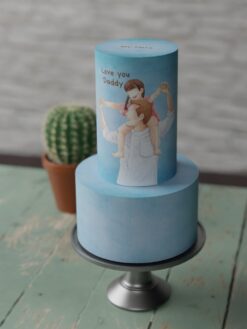 ZA000071M.Fatherhood. Celebration Cakes.2tier0000.front