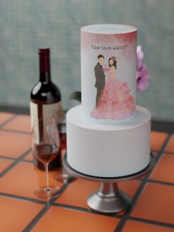 ZA00008AE.Amore. Celebration Cakes.2tier0000.front