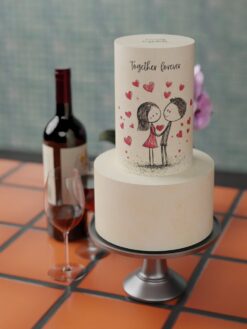 ZA000100G.Amore. Celebration Cakes.2tier0000.front
