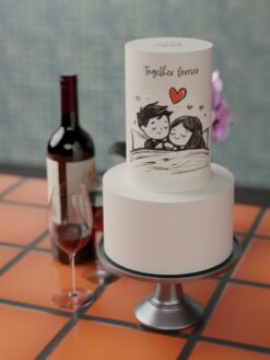 ZA000100K.Amore. Celebration Cakes.2tier0000.front