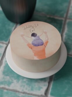 ZAF00044B.Flat.Daddys Lil Girl.Celebration Cakes.Flat0000.front
