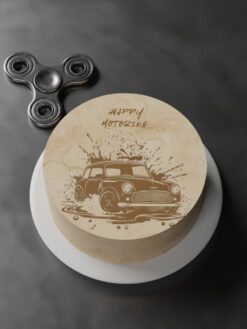 Vroom - 49 Cake | Mini Cooper Theme Celebration Cakes for Birthdays & Celebrations