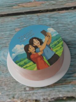 ZAF00105F.celebration.cake.flat.Ghibli .series0000.top