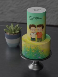 ZAT00107J.celebration.2Tier.cake.Friendship.series0000.front