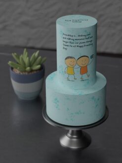 ZAT00107W.celebration.2Tier.cake.Friendship.series0000.front
