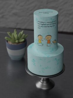 ZAT00107Y.celebration.2Tier.cake.Friendship.series0000.front