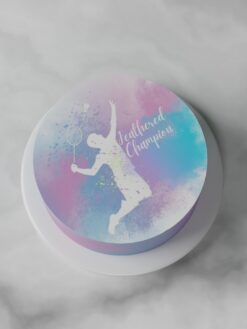 ZBF00083A.celebration.cake.flat.Badminton.series0000.top