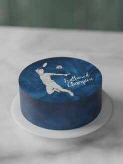ZBF00083D.celebration.cake.flat.Badminton.series0000.front