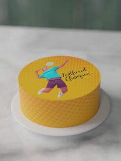 ZBF00083E.celebration.cake.flat.Badminton.series0000.front
