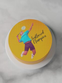 ZBF00083E.celebration.cake.flat.Badminton.series0000.top