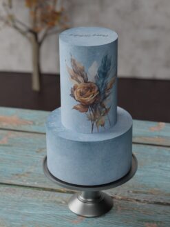ZAT00033H.celebration.2tier.cake.Vintage Charm.series0000.front