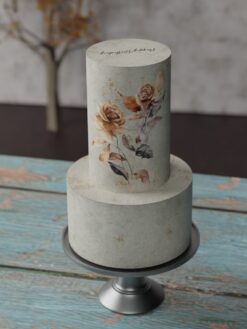 ZAT00033I.celebration.2tier.cake.Vintage Charm.series0000.front