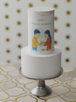 ZAT00079P.celebration.2tier.cake.Rakshabandhan.series0000.front