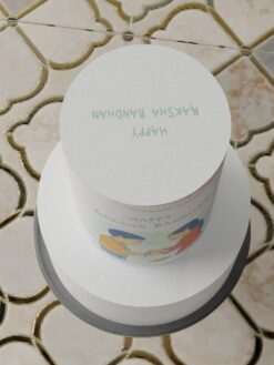 ZAT00079P.celebration.2tier.cake.Rakshabandhan.series0000.top