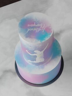 ZBT00083A.celebration.2tier.cake.Badminton.series0000.top