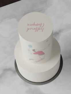 ZBT00083C.celebration.2tier.cake.Badminton.series0000.top