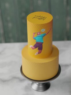ZBT00083E.celebration.2tier.cake.Badminton.series0000.front