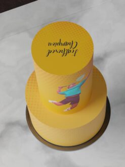 ZBT00083E.celebration.2tier.cake.Badminton.series0000.top
