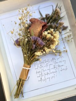 Dry Flower Bouquet Cards for Birthdays & Celebrations