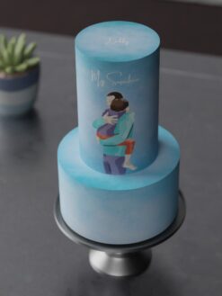 ZAT00045D.celebration.2tier.cake.Sonshine.series0000.front