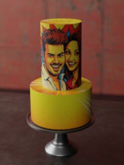 ZAT00110B.celebration.2tier.cake.Comic - 02 Celebration Cakes.series0000.front