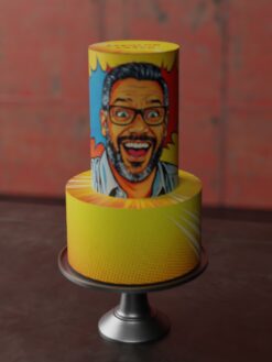 ZAT00110E.celebration.2tier.cake.Comic - 05 Celebration Cakes.series0000.front