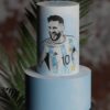 ZAT00059A.celebration.2tier.cake.Its a Goal.series0000.front