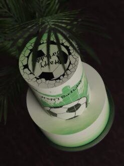 ZAT00059G.celebration.2tier.cake.Its a Goal.series0000.top
