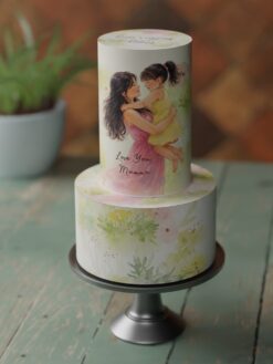 ZAT00068S.celebration.2tier.cake.Mothersday.series0000.front