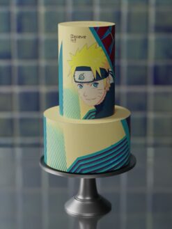 ZAT00072E.celebration.2tier.cake.Manga.series0000.front